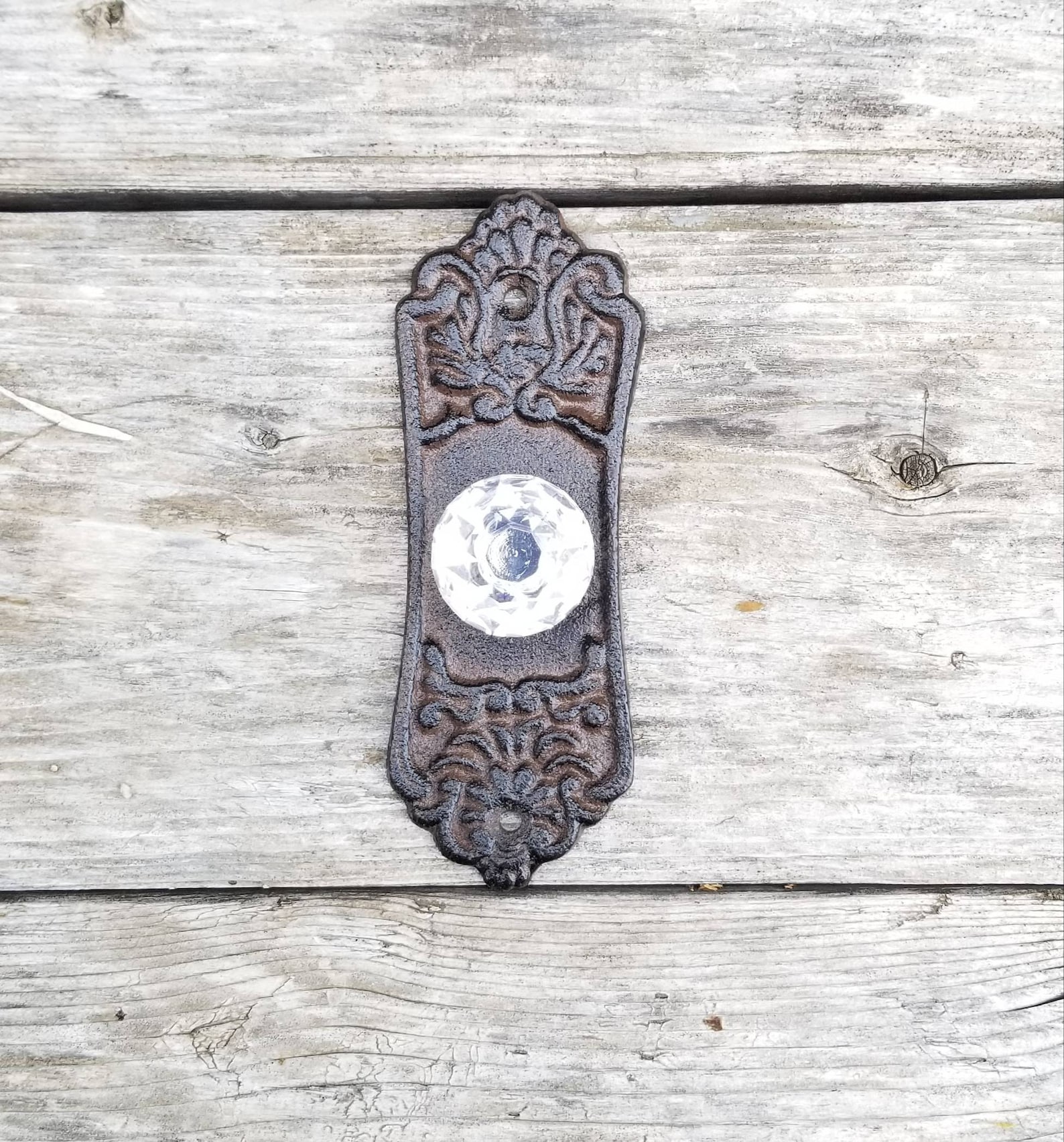 Wall Hook Door Knob Cast Iron Hook Rustic Hook Entry Hook Etsy