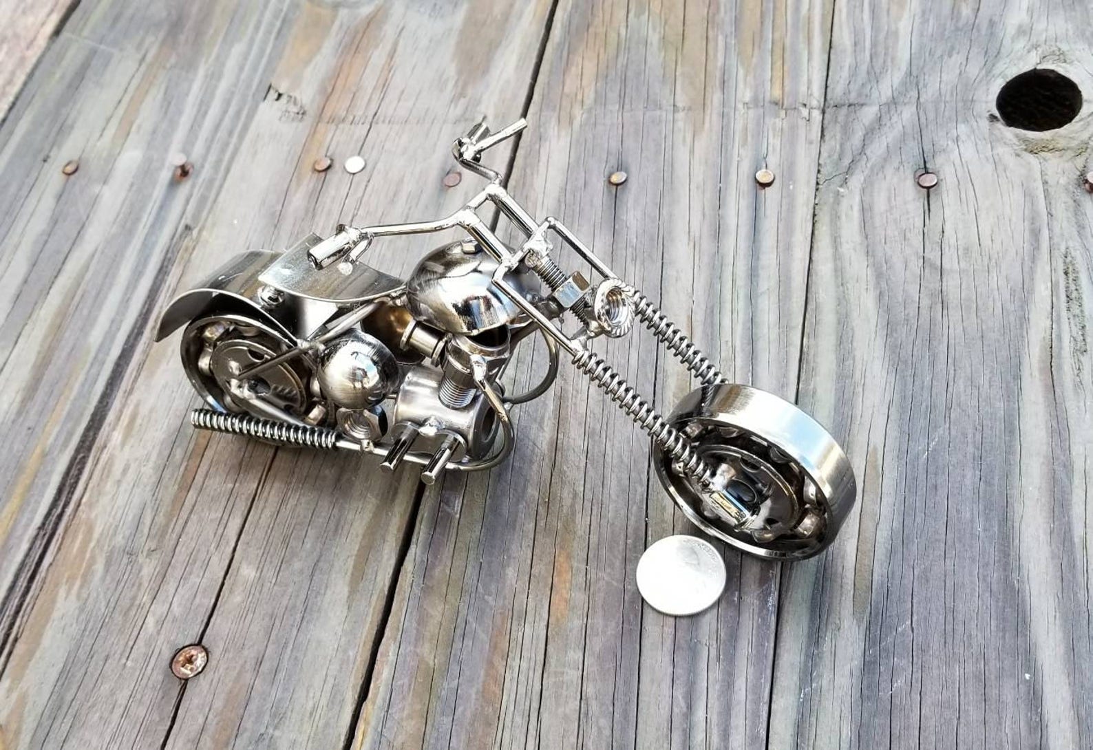 Motorcycle harley gifts for him dirtbike gift upcycled Etsy