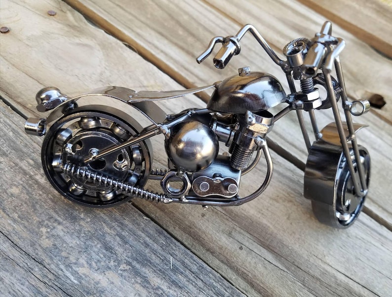 Motorcycle Harley Gifts for Him Dirtbike Gift Upcycled Etsy