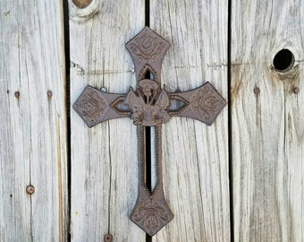 Army, army cross, Cast iron Army cross, Army decor, Military cross, Veterans cross, war hero, ROTC, soldier, service gift, army crest
