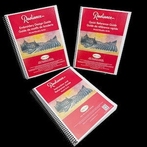 Baby Lock Radiance BLRA Bundle: Embroidery Design Guide & Instruction Manual User Guide
