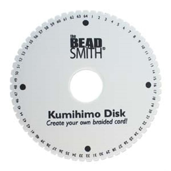 GET Two! Large 6 Double Density Kumihimo Disk. Extra Thick, Use on Fine  Threads or When Using Beads.