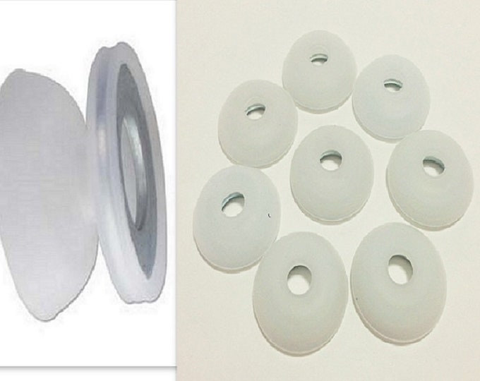 8 Kumihimo Weighted Bobbins, Bobeez 1.875 Soft Plastic Bobbins, Bob1w