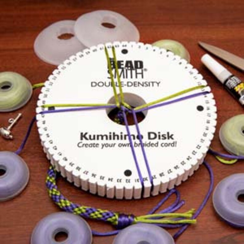 64 Slot Kumihimo Disk. Use up to 40 Strings Extra Thick Long Lasting