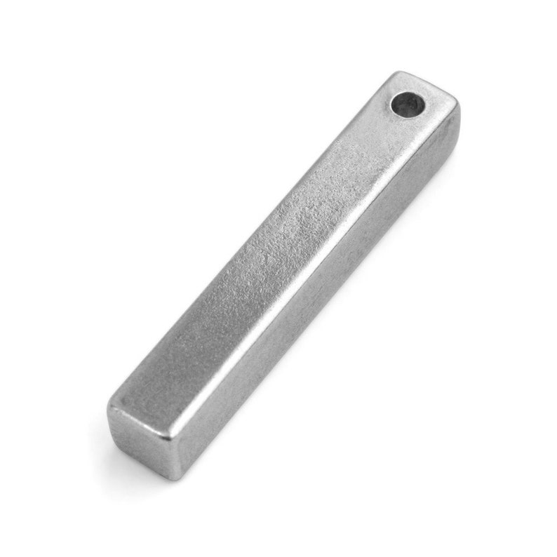 10 ImpressArt ALUMINIUM 3-D Rectangle Stamping Blanks FREE SHIPPING 1 12 Long X 14 on the Face Light weight you can Stamp on 4 Sides