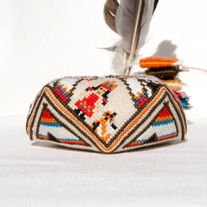 Native American Girl Biscornu PDF CHART Cross Stitch Pattern / Biscornu ...