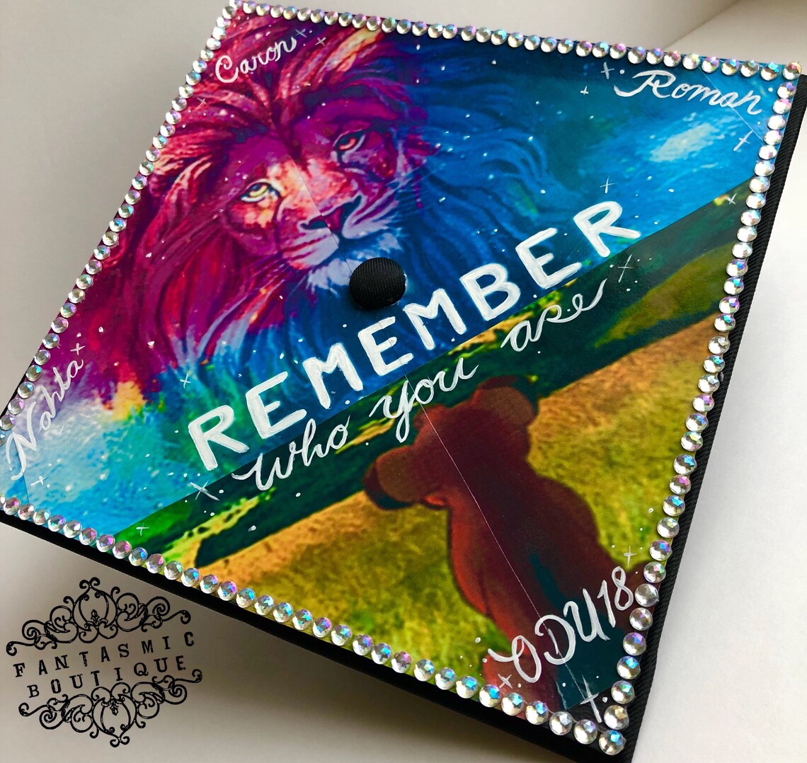 Custom Disney Theme Graduation Cap | Etsy
