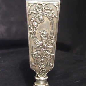 Antique silver wax seal,  angel  Rare seal!!