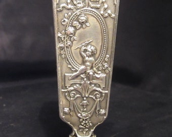 Antique silver wax seal,  angel  Rare seal!!
