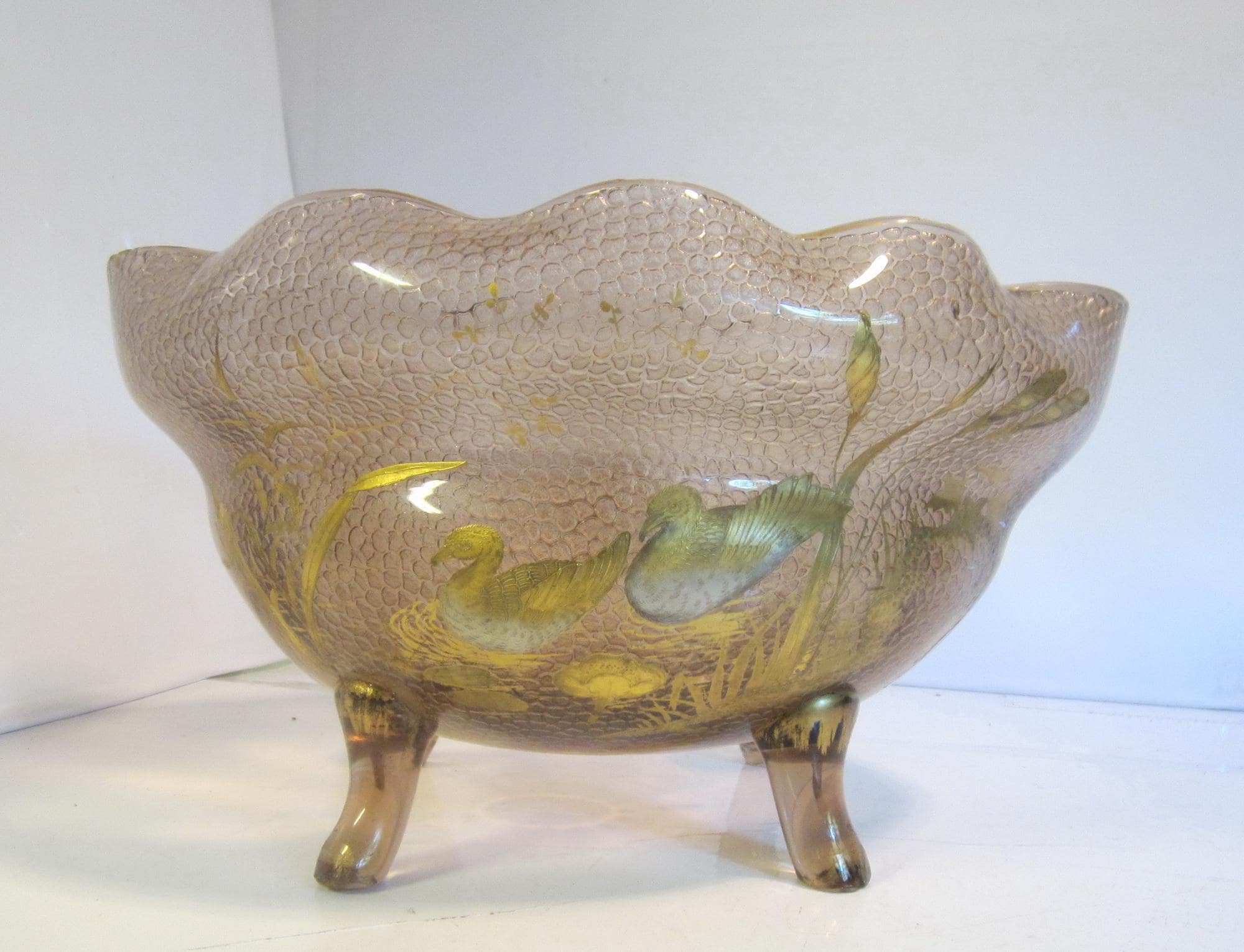 Bubble Glass Vase Daum France - Etsy