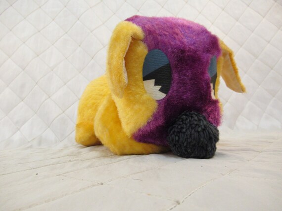 purple dog stuffed animal