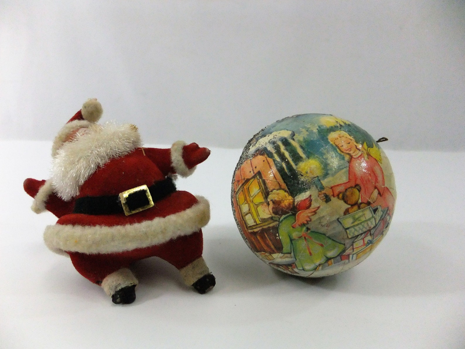 Vintage German Christmas Ornaments Paper Mache Christmas | Etsy