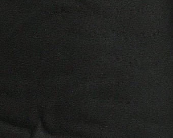 black cotton knit fabric