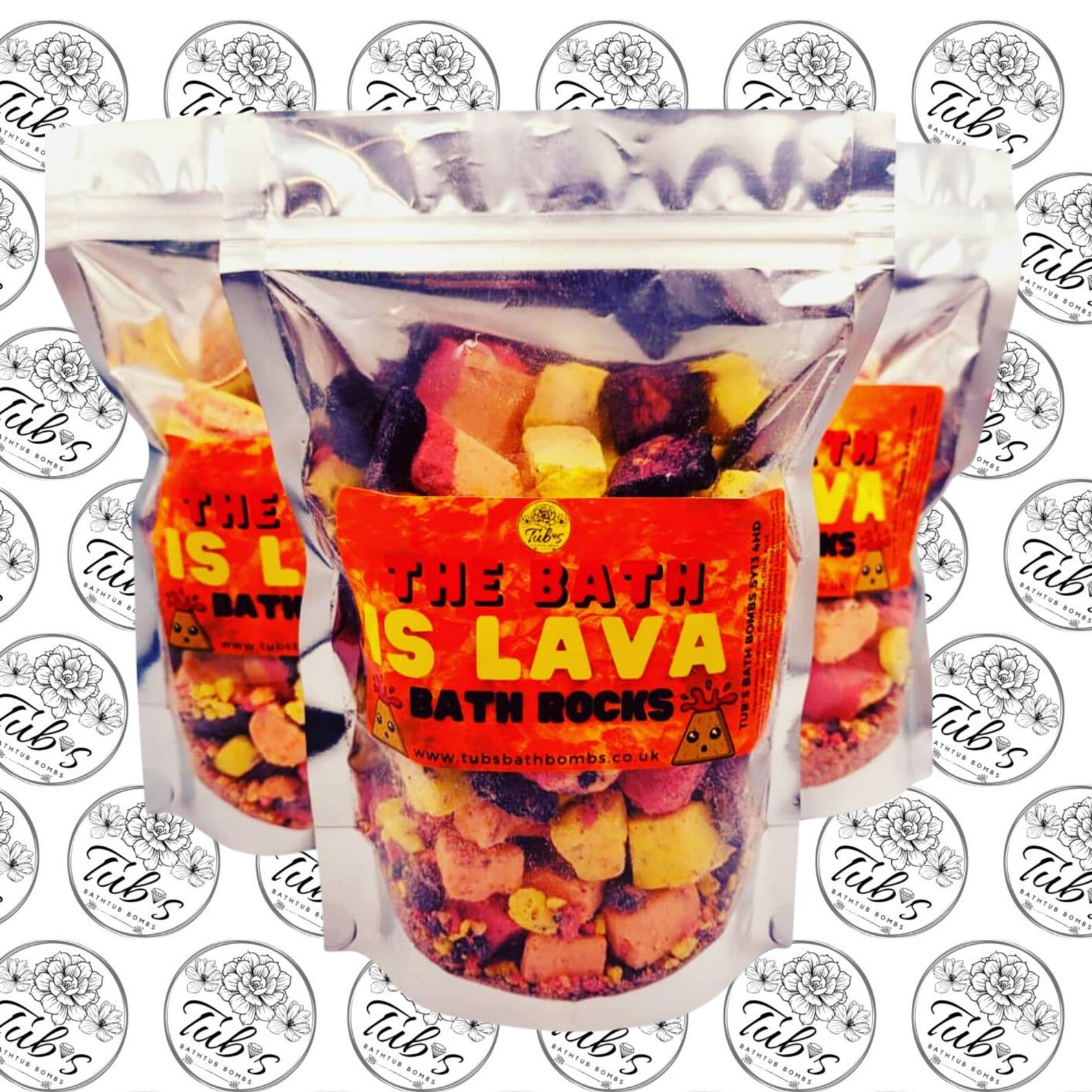 The bath is lava bath rocks birthday present boy girl Etsy