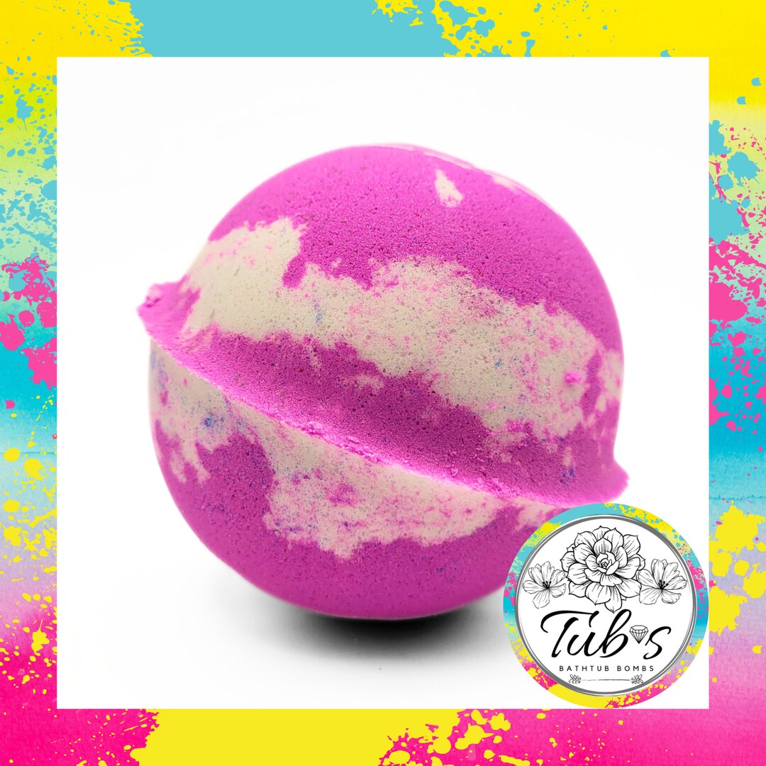 Pink Sky Bath Bomb Bathbomb Pink Fizz Fizzer Scented With Miss Koko ...