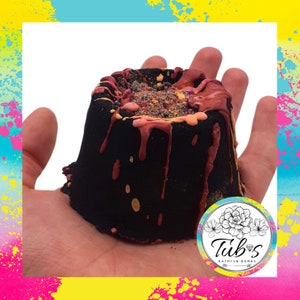 Vulkaan Badbom - Fun Fizz Foam Bathbomb Bathtime lavacadeau aanwezig Fizzer kinderen jongens meisjes verjaardag bad is lava dinosaurus afbeelding 3