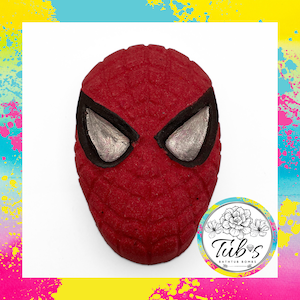 Bomba de baño de superhéroe rojo - Spiderman Spider Man Fizzer Bathtime Fun Fizz Niños Niños Niñas Regalo Regalo Marvel Regalo