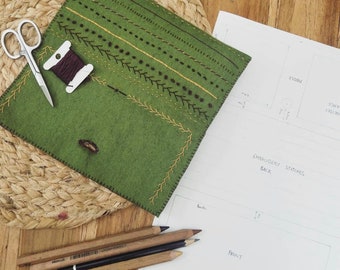 Silvercap's Waldorf Inspired Embroidery Kit, Patterns and Tutorials