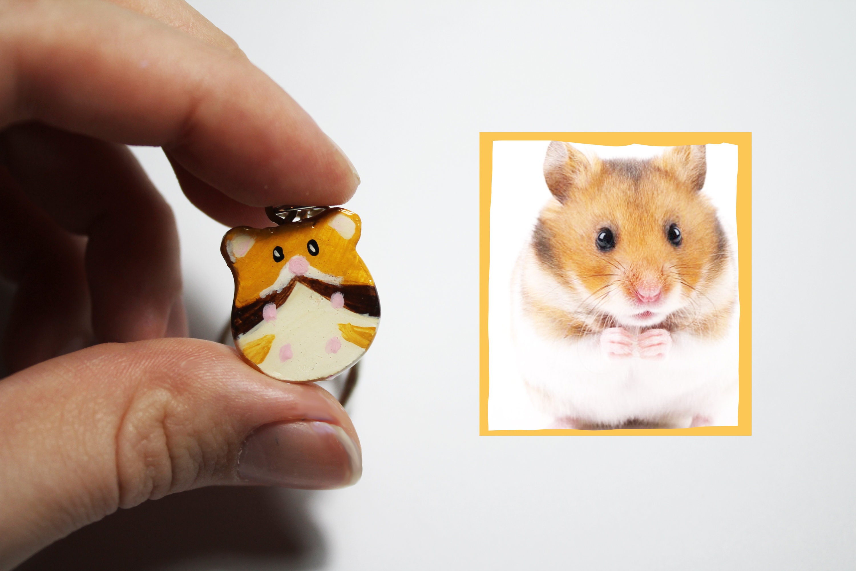 Custom Hamster Charm Custom Hamster Gift Personalised Etsy