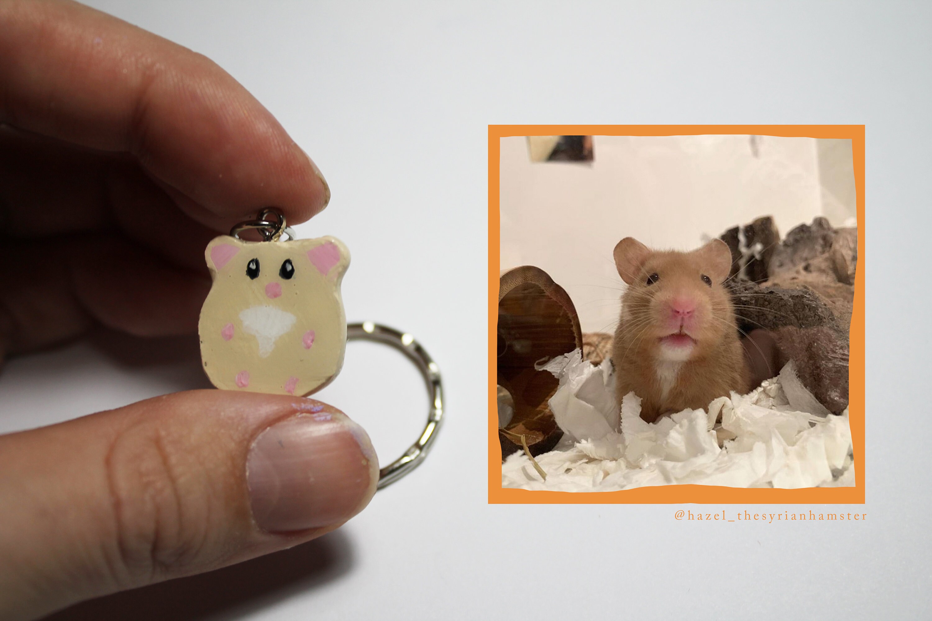 Custom Hamster Charm Custom Hamster Gift Personalised Etsy