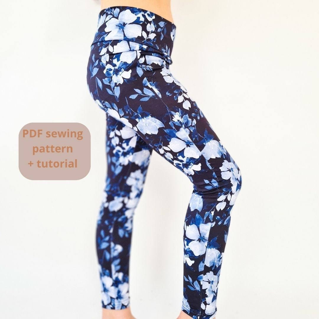 Women's Leggings Pattern - SIZE S - XXL - DIY Leggings - Instant ...