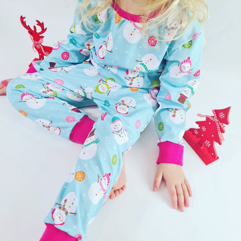 Holiday Pajamas PDF Sewing Pattern Kids Pajamas Pattern Etsy