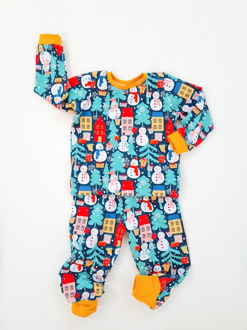 Holiday Pajamas PDF Sewing Pattern Kids Pajamas Pattern Etsy