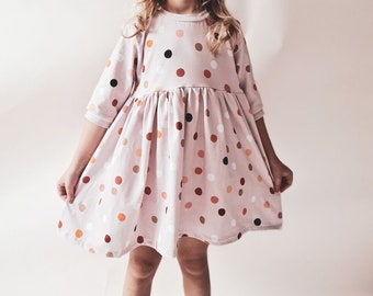Dress PDF pattern , sewing pattern , including sizes 6 months to 10 years , Easy sewing dress , instant download