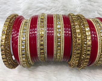 Bridal Bangles, gold bangles, red bangles, indian bangles, pakistani bangles, indian jewelry, pakistani jewelry, indian wedding jewelry