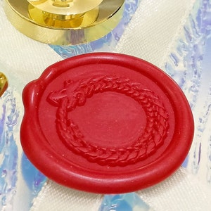 GREAT SERPENT RING Wax Seal Stamp / Wedding Party / Birthday Invitation Stamp / Letter Envelope Seal / Wax Stamp & Stick Set