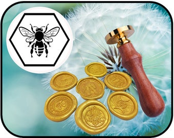BEEHIVE BEE HIVE Wax Seal Stamp / Wedding  Invitation Stamp / Party Stamp (product ref : JL8129042)