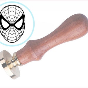 SPIDERMAN MASK Spider Man Wax Seal Stamp / Wedding Invitation / Birthday Party / Invitation Stamp