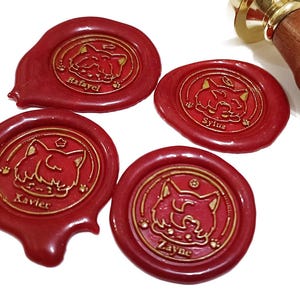 CHIBI LAD / Love and Deepspace Wax Seal Stamp / Xavier / Rafayel / Zayne / Sylus / Birthday Gift / Stamp & Wax Stick Set
