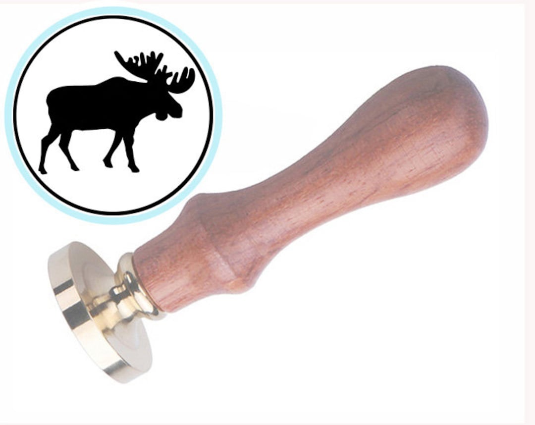 Moose Wax Seal Stamp: Wedding, Birthday, Xmas - Etsy