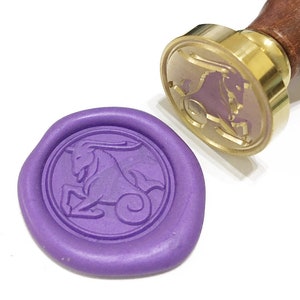CAPRICORN Wax Seal Stamp | Zodiac Sign | Astrology Wax Stamp | Horoscope Wax Stamp | Celestial Wax Stamp | Birthday Gift