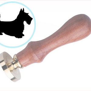 SCOTTISH TERRIER DOG Wax Seal Stamp / Sealing Wax / Birthday Party / Wedding Party Invitation / Letter Envelope Seal / Puppy Stamp