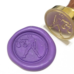 LIBRA Wax Seal Stamp | Zodiac Sign | Astrology | Horoscope | Constellation | Birthday Gift | Invitation Stamp | Letter Envelope Seal