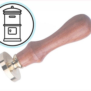 POSTBOX Wax Seal Stamp / Wedding Invitation / Birthday Party Stamp / Mail Letter Wax Stamp / Sealing Wax Stamp
