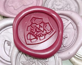 Timbro sigillo in ceralacca Zelda Hylian Triforce Shield: busta invito