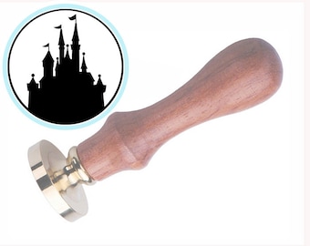 DISNEY CASTLE Wax Seal Stamp / Sealing Stamp / Wedding Invitation / Birthday Party / Princess Castle