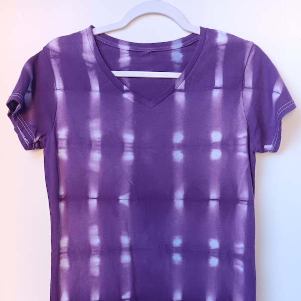 White - Pure Cotton Half Sleeve Tie-Dye Men Shibori Shirt 40