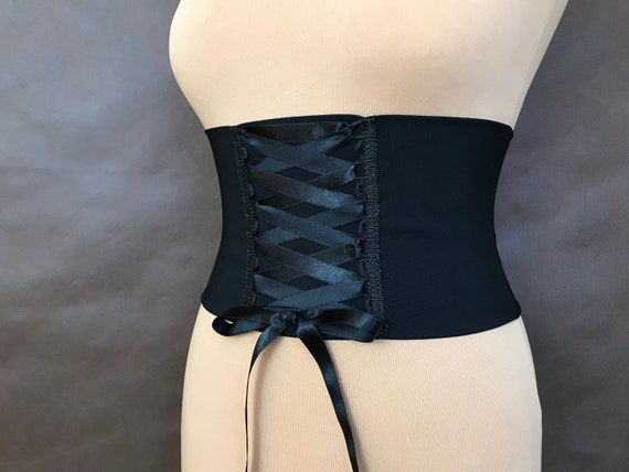 Black corset Belt, ELEGANT corset binding,  women&#39;s accessories, womens belt, , elegant, prom, everyday