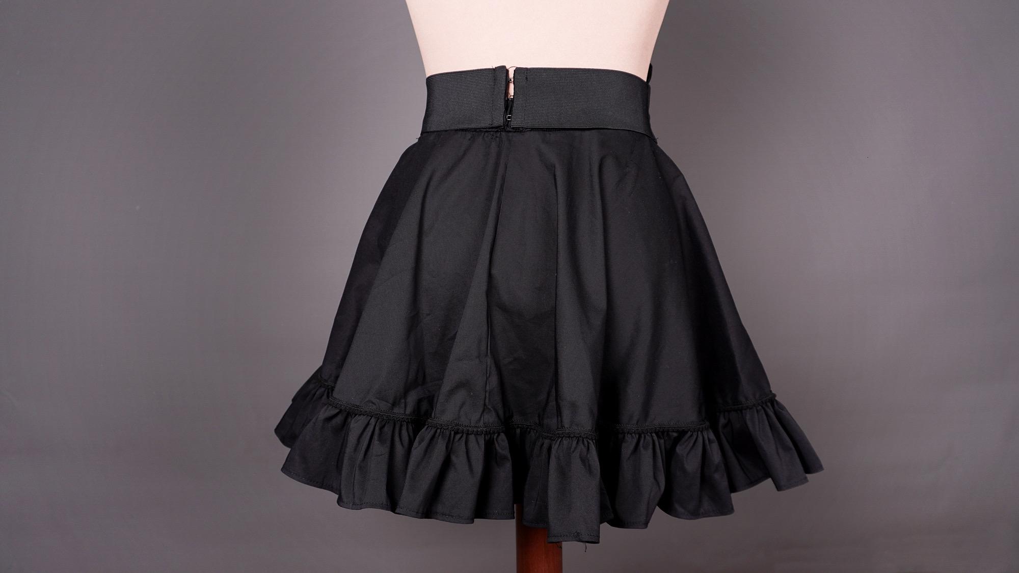 Alternative Skirt With Corset Belt,harajuku Japan, Jirai Kei Style