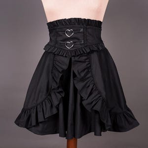 Alternative skirt with corset belt,harajuku Japan, jirai kei style GOTHIC VAMPIRE Victorian Halloween