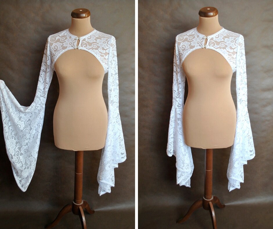 Bridal Victorian Vampire Elegant Burlesque Lolita White LACE