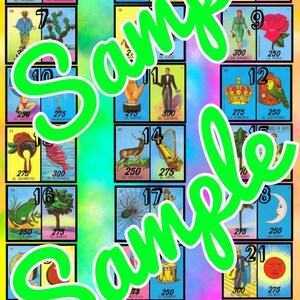 Last Standing Loteria Board