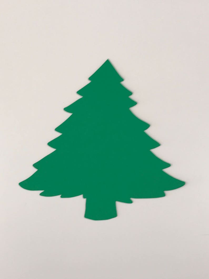 Large Blank Christmas Tree Cutouts, Die Cut Christmas Tree, DIY Christmas Tree Etsy