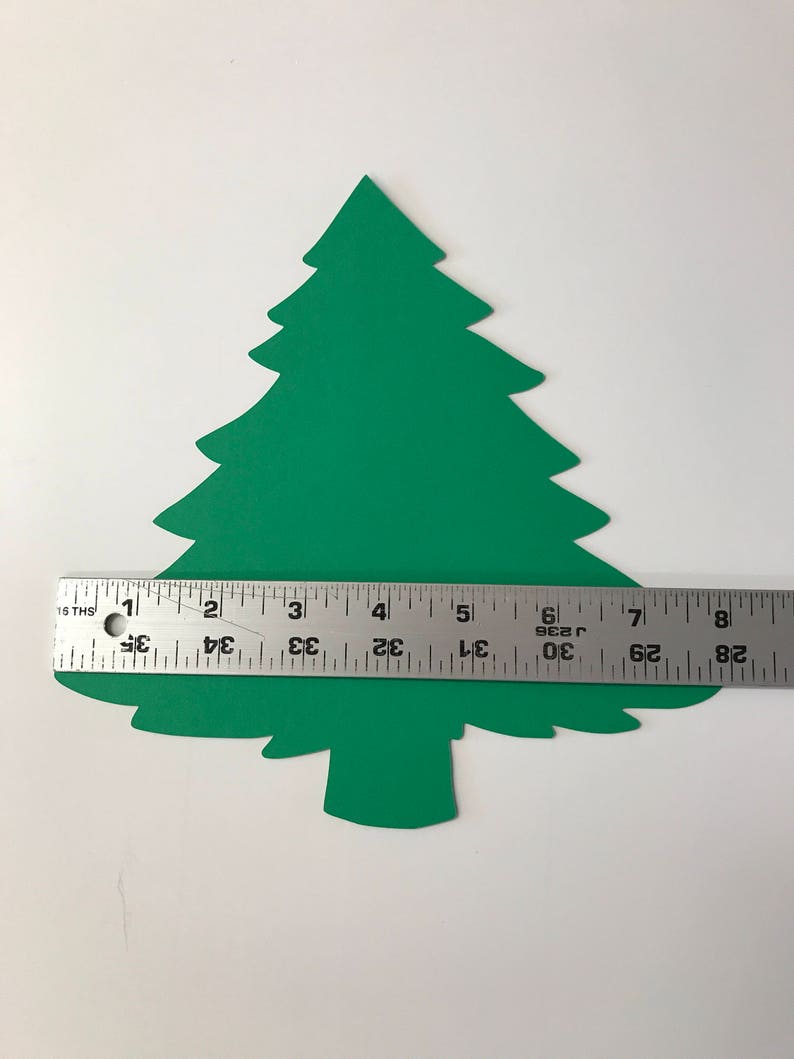Large Blank Christmas Tree Cutouts Die Cut Christmas Tree | Etsy
