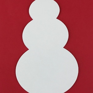 Gran forma de muñeco de nieve en blanco, muéreo hombre de nieve cortado, hombre de nieve de papel, muñeco de nieve blanco, embellecimiento del muñeco de nieve, corte de muerte de invierno, muñeco de nieve DIY