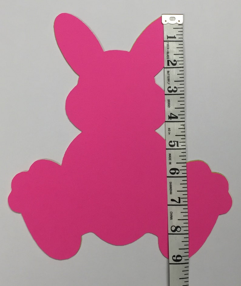 Large Blank Bunny Cutouts Die Cut Bunny DIY Easter Bunny | Etsy